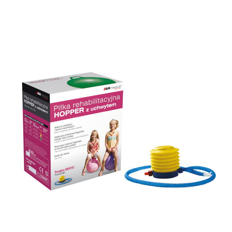 Reabilitacijos kamuolys ARmedical Hopper su rankena - Image 2