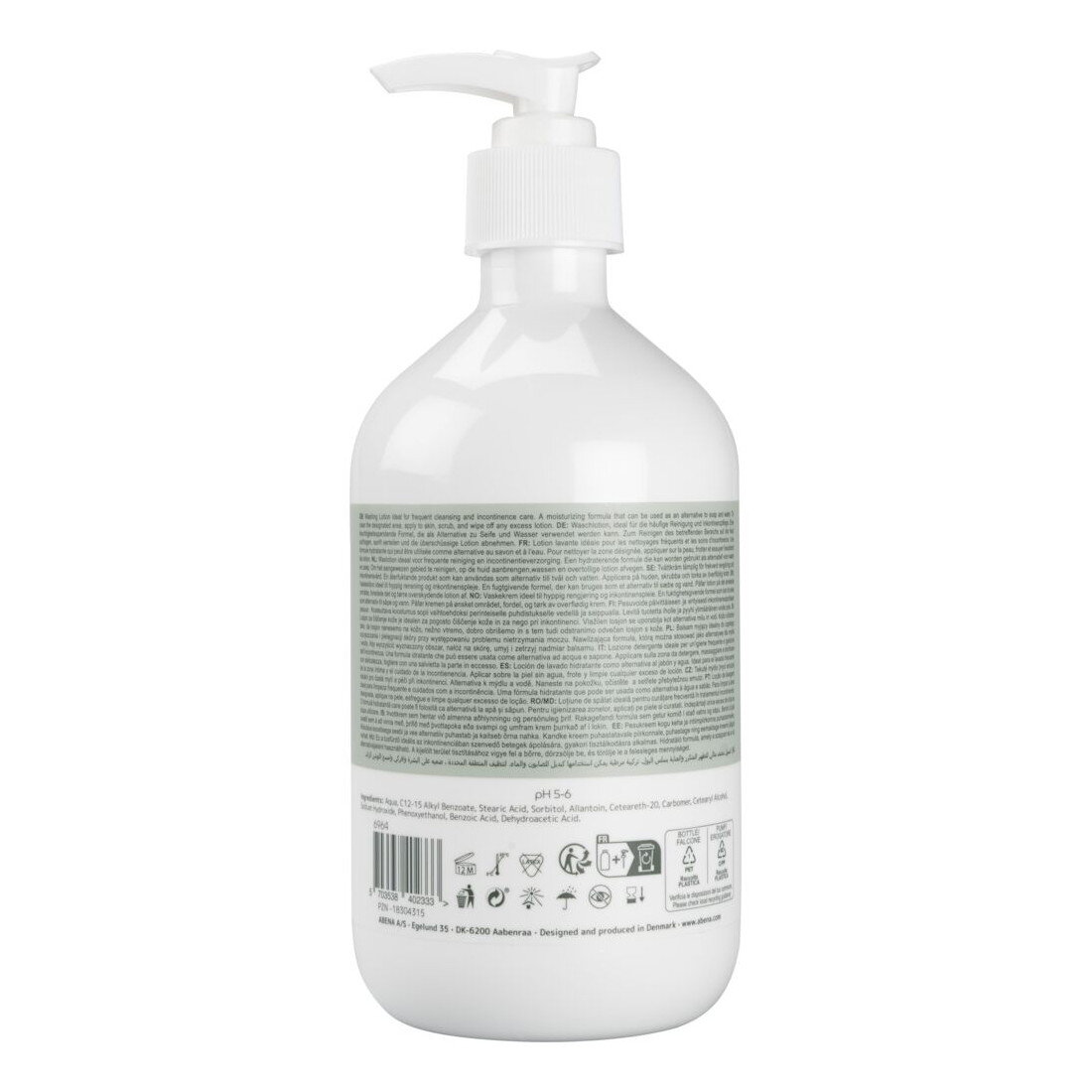 Losjonas kūno plovimui be vandens Abena 6964, 500 ml - Image 2