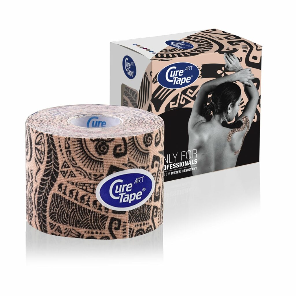 Kineziologinis teipas CureTape Art, 5 cm x 5 m
