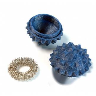Masažinis žiedas pirštui su kamuoliuku Su Džok (Su Jok), žiedo diametras 2,4 cm